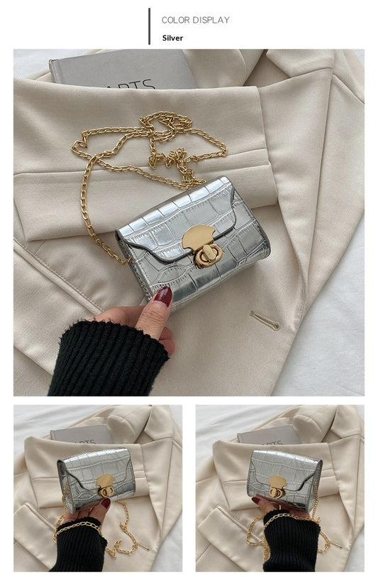Bolso Bandolera Mini Cadena Elegante - Image 23