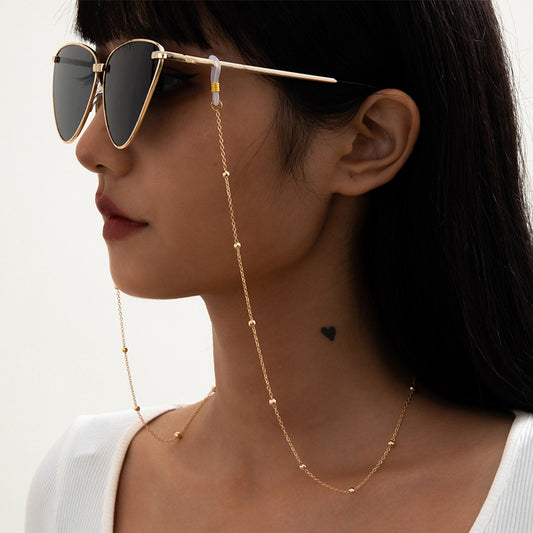 Gafas de Cadena Metálica Estilo Europeo - Accesorios de Moda Premium
