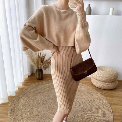Vestido Dos Piezas con Falda de Tirantes y Suéter Diosa Rejuvenecedor - Image 7