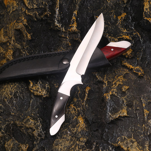 Cuchillo de Supervivencia Outdoor de Acero Cromado de Alta Dureza 9" - Image 5