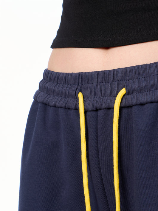 Pantalones Casuales Anchos a Rayas con Cordones - Image 28