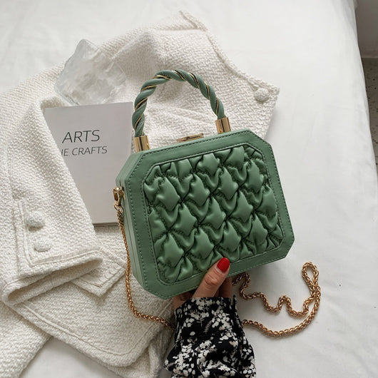 Bolso Cuadrado Pequeño PU Estilo Coreano con Cadena Elegante - Image 21