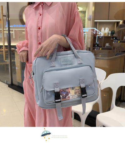 Mochila Tote Ligera Estilo Cute para Adolescentes y Estudiantes Universitarios - Image 32