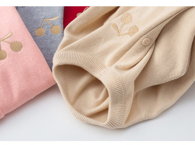 Suéter de Algodón para Niña con Estampado de Cerezas - Image 15