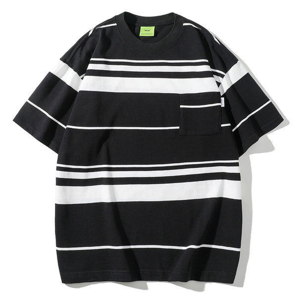 Camiseta Rayada de Manga Corta Unisex - Image 6