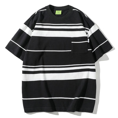 Camiseta Rayada de Manga Corta Unisex - Image 6