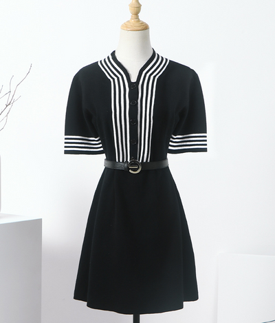 Vestido Negro Elegante Estilo Hepburn - Diseño Francés Slim para Mujer - Image 23