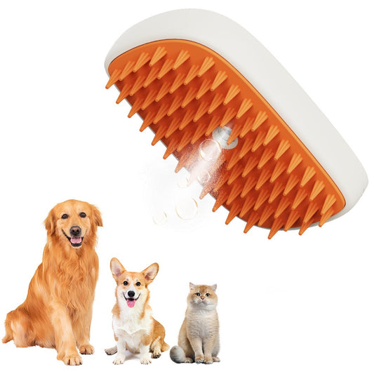 Cepillo de Vapor Recargable para Mascotas con Spray y Masaje - Image 2