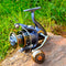 Carrete de Pesca Giratorio Metal Completo con Hilo Luya
