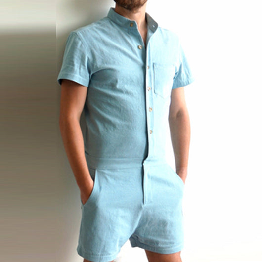 Mono Casual de Manga Corta Elástico para Hombre - Image 6