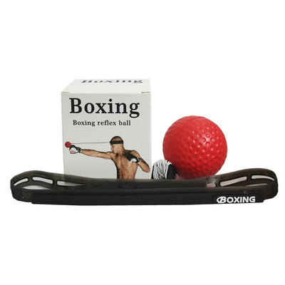 Banda de Cabeza con Balón de Boxeo - Espuma PU Reflejo Rápido