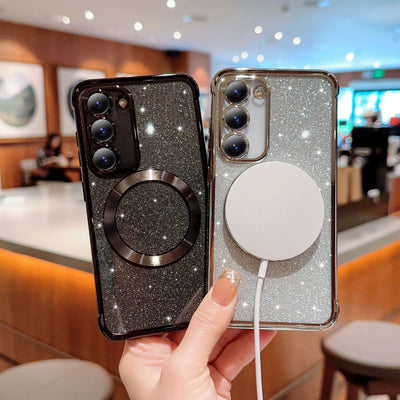 Funda Transparente con Plaquinado Magnético para Celular - Image 8