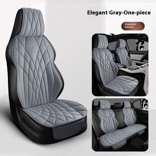 Funda de Asientos de Cuero Premium para Auto - Juego Completo 5 Plazas - Image 39