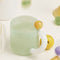 Taza de Vidrio Coloreado Hecha a Mano - Diseño Adorable