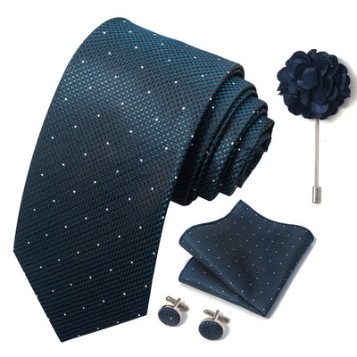 Combo Corbata, Traje y Pañuelo de Bolsillo para Hombre - Juego 8 - Image 127