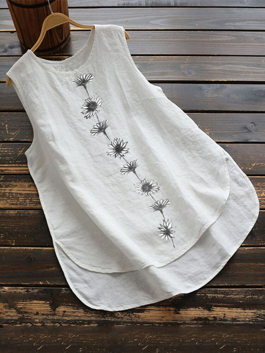 Chaleco Casual sin Mangas con Estampado - Image 3