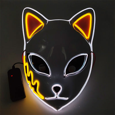 Máscara Luminosa de Anime para Cosplay y Eventos Comic - Image 14