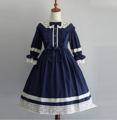 Vestido de Fiesta con Lazos de Encaje - Image 3