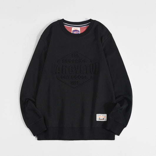 Sudadera Oversize de Algodón con Estampado Vintage - Image 6