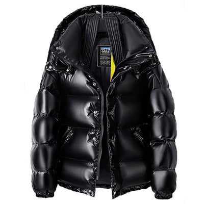 Chaqueta Acolchada Brillante para Parejas - Corta y Versátil - Image 6
