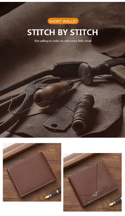 Billetera Corta para Hombre con Diseño Texturizado y Múltiples Compartimentos - Image 10