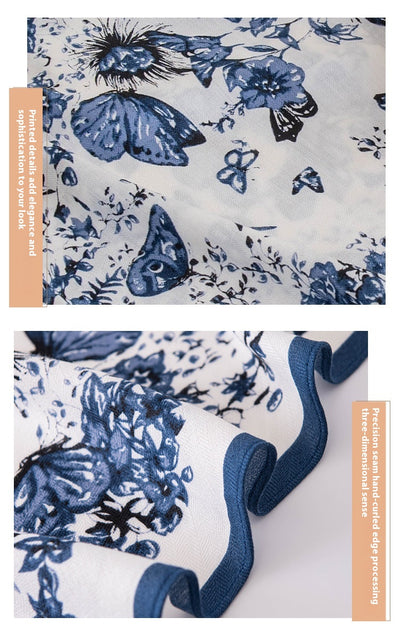 Pañuelo Versátil de Poliéster con Estampado Vintage - Image 21