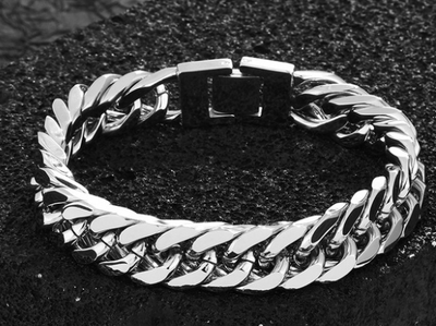 Brazalete de Acero Titanio con Doble Cierre de Seguridad - Image 7