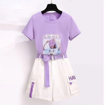 Shorts Casuales Elegantes para Mujer - Conjunto de Dos Piezas - Image 13