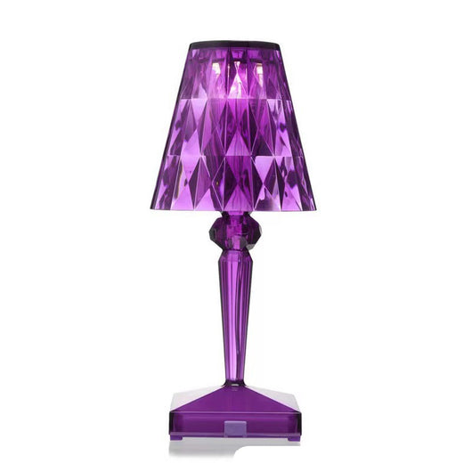 Lámpara de Mesa Recargable con Cristal Diamantado - Image 17