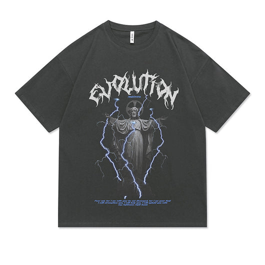 Camiseta Estampado Jesús Retro Americano - Image 9