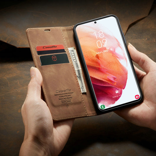 Funda Magnética Anti-caídas con Flip de Cuero Premium - Image 8