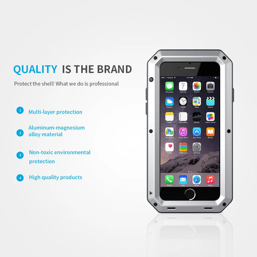 Funda Protectora de Aluminio para iPhone - Resistente a Caídas - Image 12
