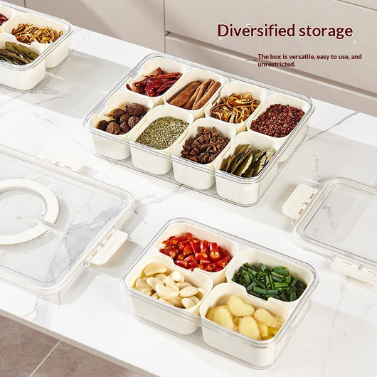 Organizador de Especias con Tapa Hermética para Cocina