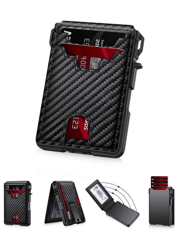 Billetera Bifold con Protección RFID y Extracción Rápida de Tarjetas - Image 3