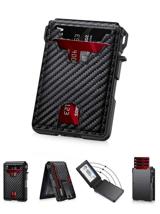 Billetera Bifold con Protección RFID y Extracción Rápida de Tarjetas - Image 3