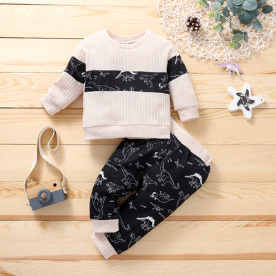 Ropa Deportiva Infantil con Tejido Combinado Europeo y Americano - Image 4