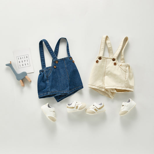 Pantalón Denim con Tirantes Ajustables para Bebés Niños y Niñas - Image 10