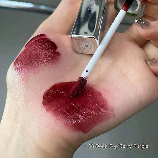 Labial Líquido Espejo Corazón de Flores - Tubo Plateado con Hidratación Intensiva - Image 4