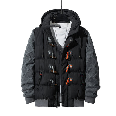 Abrigo Patchwork Moderno para Hombre - Image 12