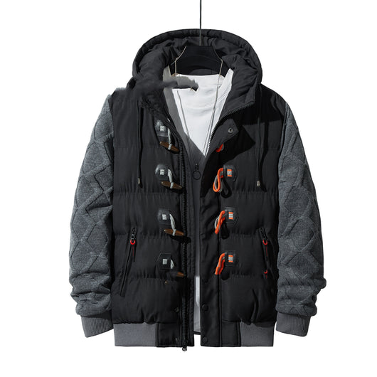 Abrigo Patchwork Moderno para Hombre - Image 12
