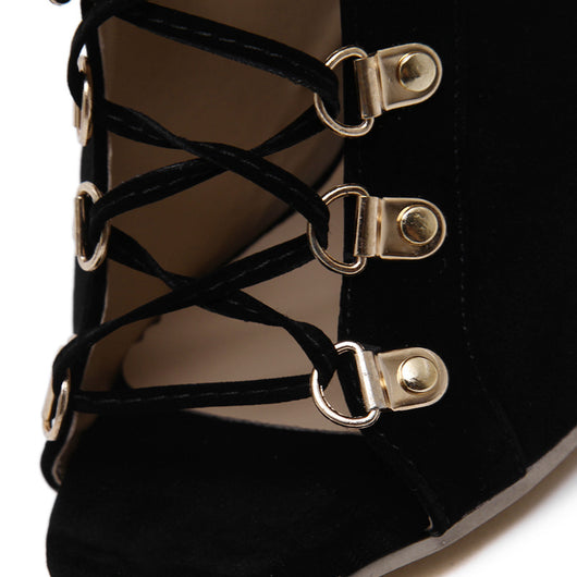 Botines Sandalias Otoño Italiano con Remaches y Tiras Ajustables - Image 3