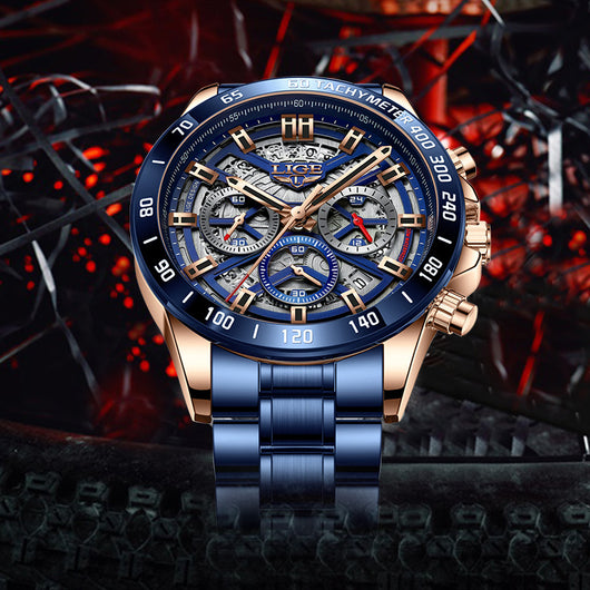 Reloj Multifuncional de Cuarzo Hueco con Diseño Innovador y Resistencia al Agua - Image 4