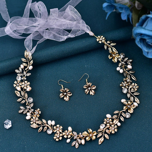 Banda para Cabello con Perlas de Agua Dulce y Diseño de Hoja - Image 13