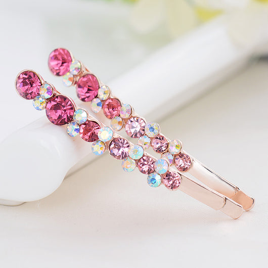Pinza para Cabello Infantil con Moño Brillante y Strass - Image 7