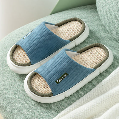 Sandalias y Pantuflas de Lino con Suela Reforzada - Image 3