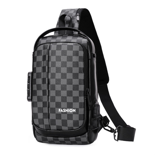 Bolsa Mensajera de Pecho con Cierre de Contraseña para Hombre - Image 2