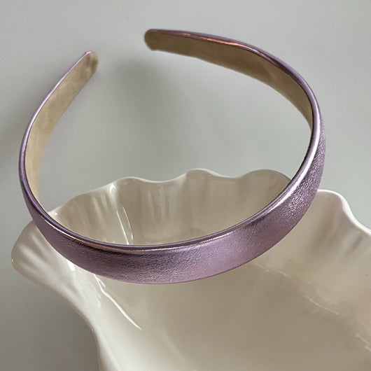 Diadema Plateada Brillante Slim para Cabello Liso Mujer - Image 7