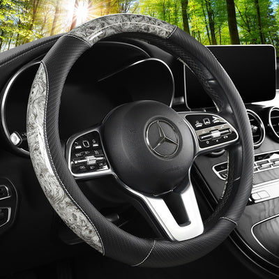 Funda de Volante de Cuero Premium Cristal Año Nuevo - Image 4
