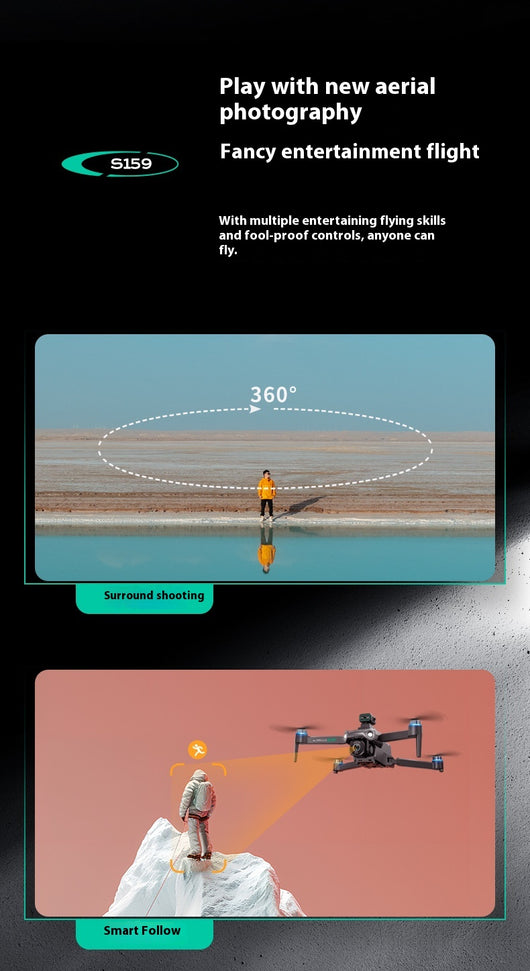 Dron GPS con Pantalla HD, Vuelo Automático y Retorno Inteligente S159 - Image 22