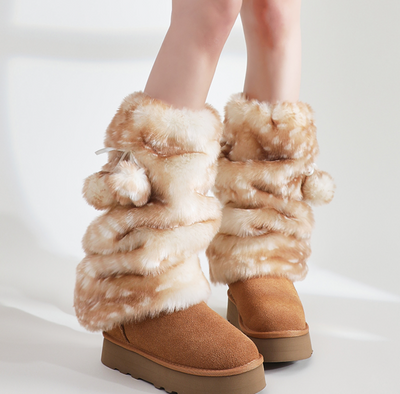 Calcetines Fuzzy con Pompones para Mujer - Estilo Subcultura - Image 15